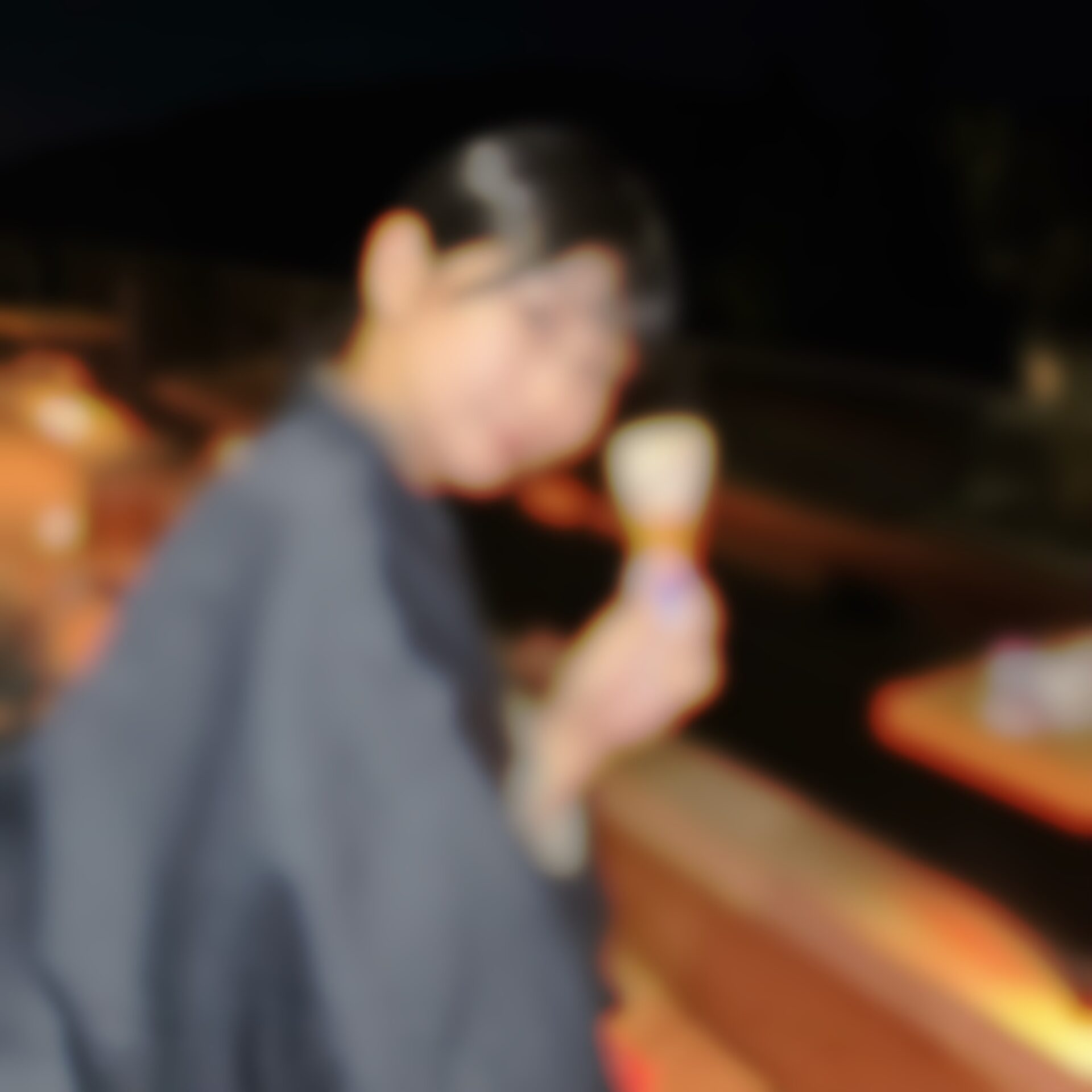 浴衣で足湯♨️